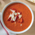 Roasted Red Pepper and Smoked Gouda Soup