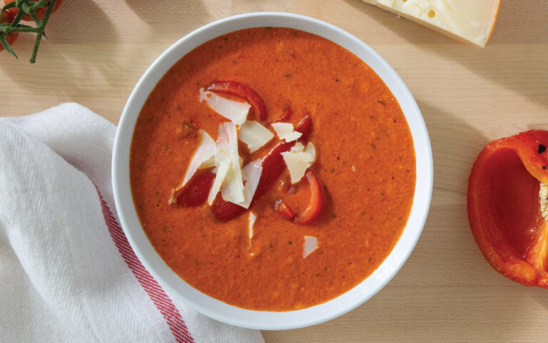 View One SKU, Many Uses: Roasted Red Pepper & Smoked Gouda Bisque