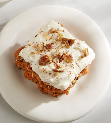 tomato soup carrot cake with cream cheese icing featured image