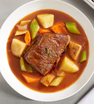 TOMATO BRAISED SHORT RIB DINNER