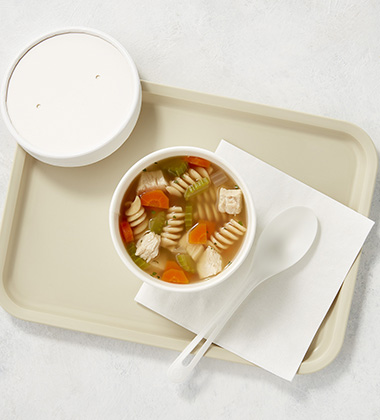chicken noodle soup made with swanson® unsalted chicken broth (k-12) featured image