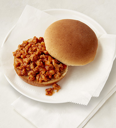 SLOPPY JOE SLIDER MADE WITH CAMPBELL’S® CONDENSED TOMATO SOUP