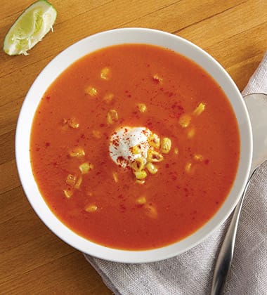 SOUTHWEST TOMATO SOUP MADE WITH CAMPBELL’S® CONDENSED TOMATO SOUP