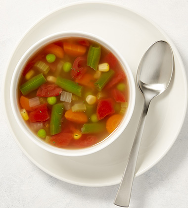 VEGETABLE SOUP MADE WITH SWANSON® UNSALTED BROTH (K-12)