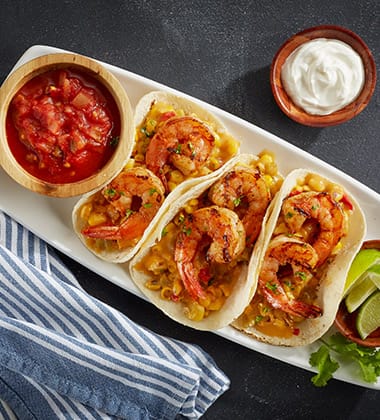 chili lime shrimp tacos featured image