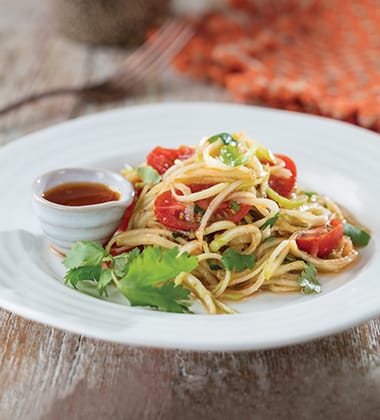 Delicious recipes on campbellsfoodservice.com - grape tomato & chayote salad made with v8® spicy hot vegetable juice
