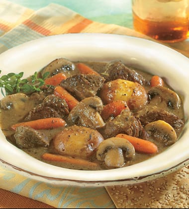 Delicious recipes on campbellsfoodservice.com - herb simmered beef stew made with swanson® beef broth