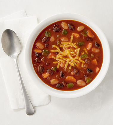 hearty vegetarian chili made with low sodium v8® vegetable juice featured image