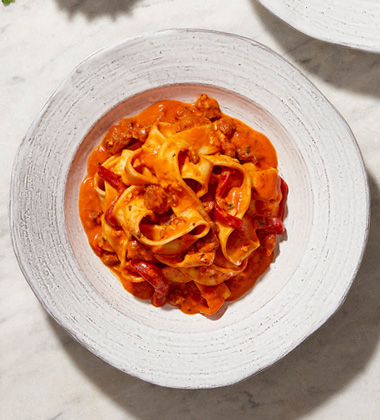 Delicious recipes on campbellsfoodservice.com - italian sausage with pasta