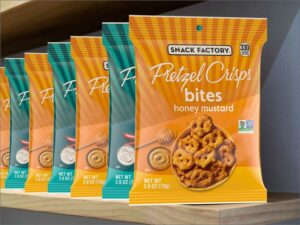 Snack Factory® Pretzel Crisps Bites.