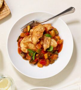 roasted chicken ratatouille