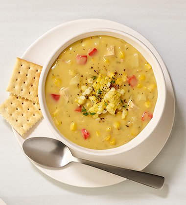 corn chowder featured image