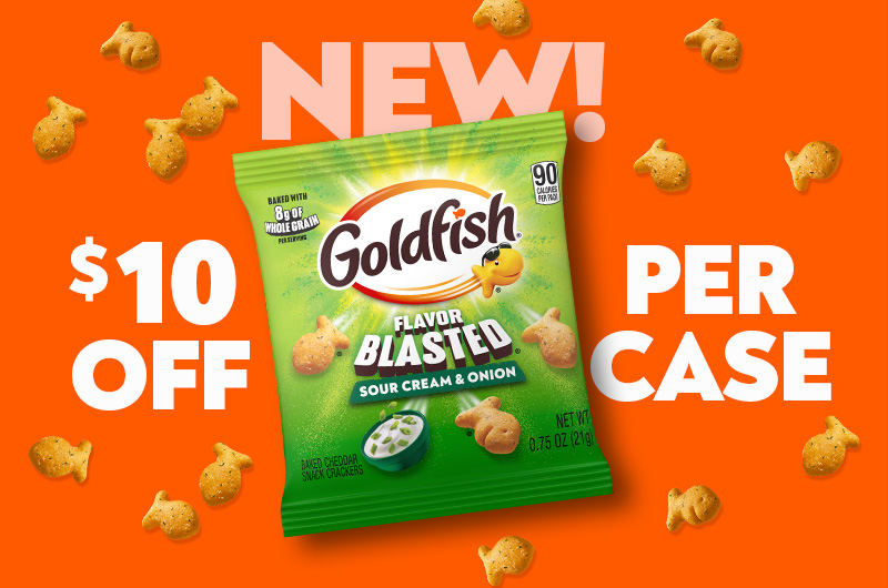 New Pepperidge Farm® Goldfish® Flavor Blasted® Sour Cream and Onion Promotion featured image