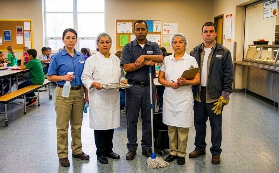 photo of school staff members