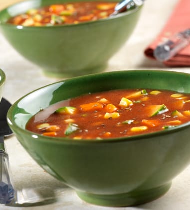 CHILLED SUMMER VEGETABLE SOUP