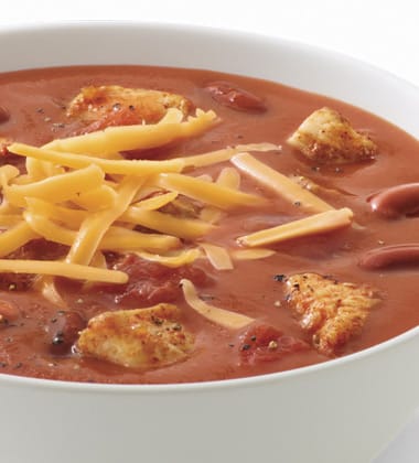 Image of SOUTHWEST CHEESY CHICKEN TOMATO SOUP
