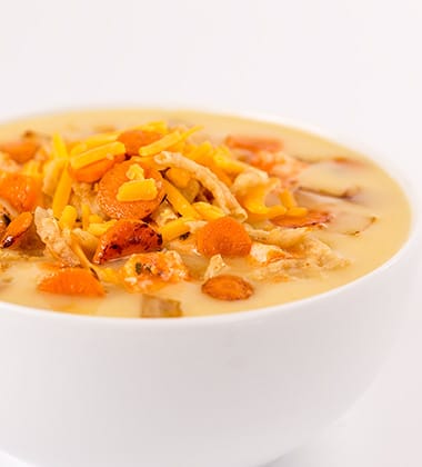 BUFFALO CHICKEN SOUP WITH CAMPBELL’S® HEALTHY REQUEST® CREAM OF CHICKEN SOUP (K12)