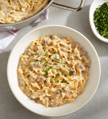 BEEF STROGANOFF SOUP