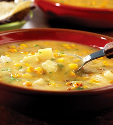 CHICKEN POTATO & ROASTED CORN CHOWDER