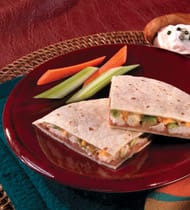 CHICKEN CHEESE QUESADILLAS
