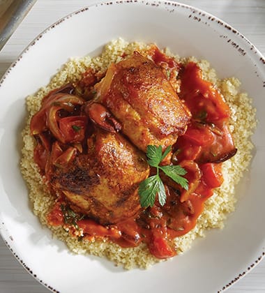 CHICKEN TAGINE MADE WITH CAMPBELL’S® CONDENSED TOMATO SOUP
