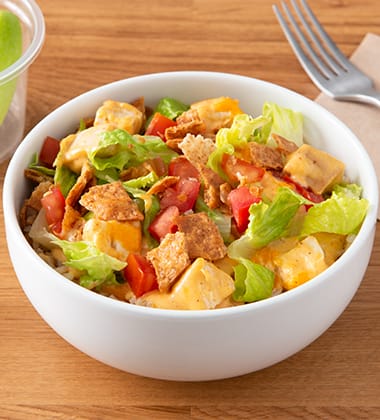CHICKEN TORTILLA RICE BOWL MADE WITH CAMPBELL’S® CLASSIC HEALTHY REQUEST® CREAM OF CHICKEN SOUP