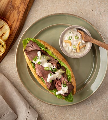 FRENCH ONION DIP MADE WITH CAMPBELL’S® SIGNATURE FRENCH ONION SOUP