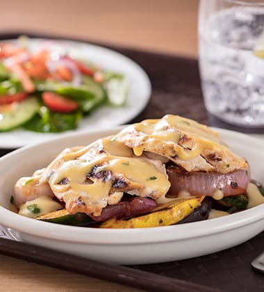 GRILLED CHICKEN RATATOUILLE MADE WITH CAMPBELL’S® HEALTHY REQUEST® CREAM OF CHICKEN SOUP