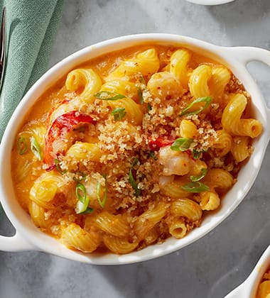 LOBSTER MAC & CHEESE MADE WITH CAMPBELL’S® LOBSTER BISQUE WITH SHERRY