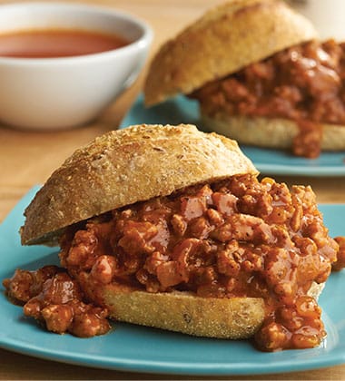 SLOPPY JOE SLIDER MADE WITH CAMPBELL’S® CONDENSED TOMATO SOUP
