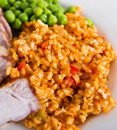 SPANISH RICE WITH PORK CHOPS