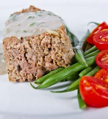 BALSAMIC GLAZED TURKEY MEATLOAF