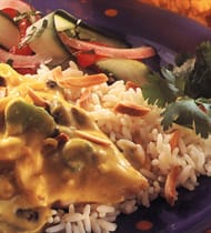 CURRIED RAISIN CHICKEN