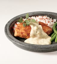 PAPRIKA  CHICKEN WITH SOUR CREAM GRAVY