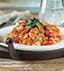 GARLIC SHRIMP WITH WILTED SPINACH & SPANISH RICE MADE WITH V8® SPICY HOT VEGETABLE JUICE