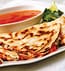 GOAT CHEESE & PESTO QUESADILLAS MADE WITH CAMPBELL'S® RESERVE ROASTED RED PEPPER & SMOKED GOUDA