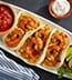 CHILI LIME SHRIMP TACOS MADE WITH CAMPBELL’S RESERVE® MEXICAN STREET CORN